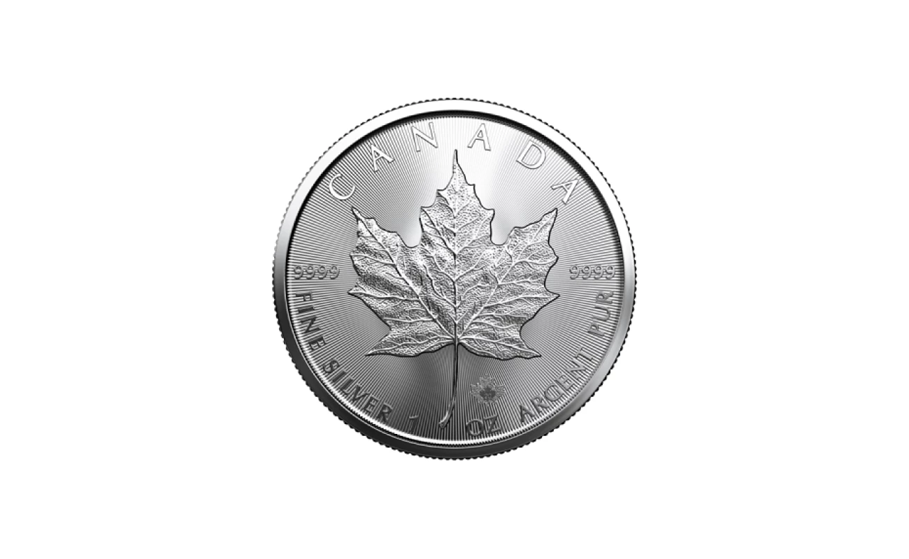 Silver Bullion Coin Canadian Silver Maple Coin