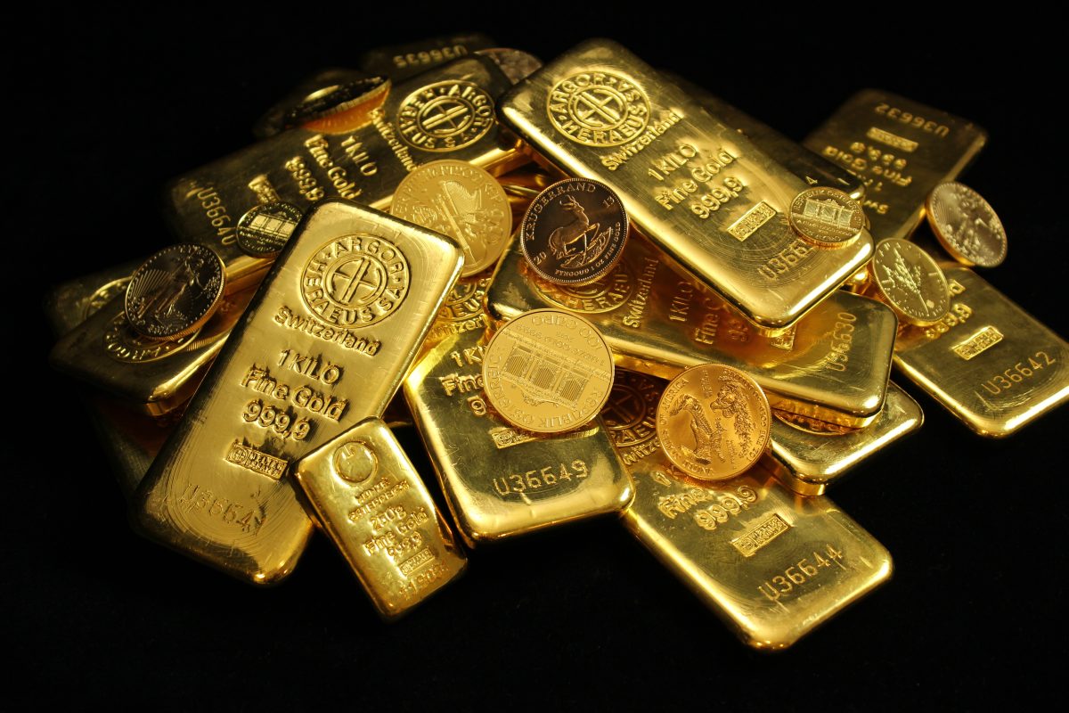 Picture of gold bars 