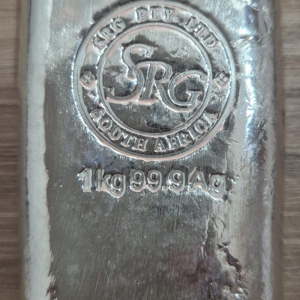 1 Kg Casted Silver Bars .999 pure