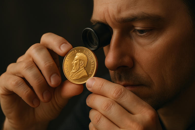 Inspect Krugerrand Authenticity
