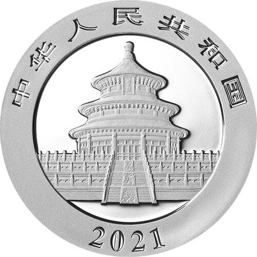 2021-30-gram-chinese-silver-panda-coin-bu-obverse