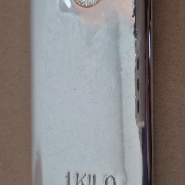 1 Kg Casted Silver Bars .999 pure