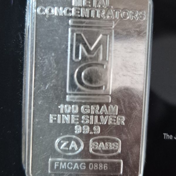 100g Metcon Silver Bar