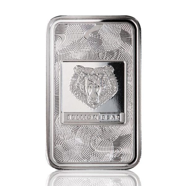 100g Fine Silver Bullion Bear