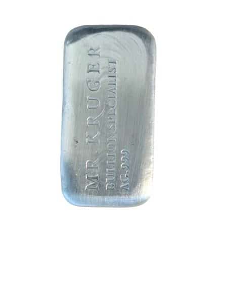 100g Fine Silver .999 Bar