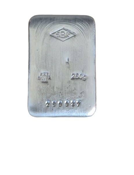 250g Fine Silver .999 Bar (Certified)